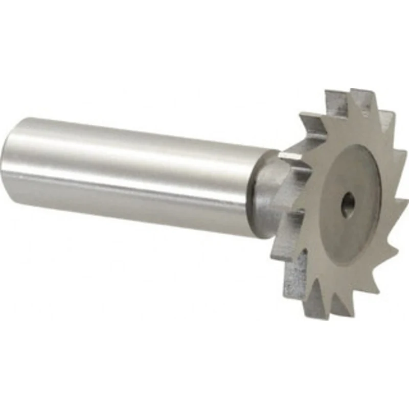 Made in USA 1-1/4 Cut Diam, 9/64 Cut Width, 1/2 Shank, Straight-Tooth Woodruff Keyseat Cutter High Speed Steel, Uncoa...